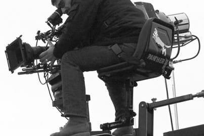 TV show Cameraman filming from an elevated height
