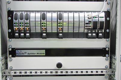 ViaLiteHD 3U chassis at the Gotthard Base Tunnel