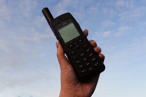 Iridium satellite phone handset