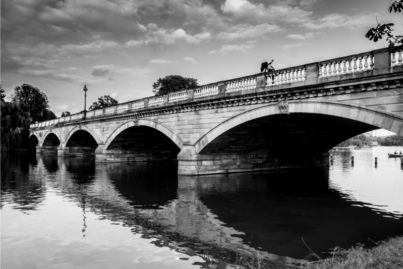 Chiswick Bridge - where the Oxford & Cambridge Boat Race ends
